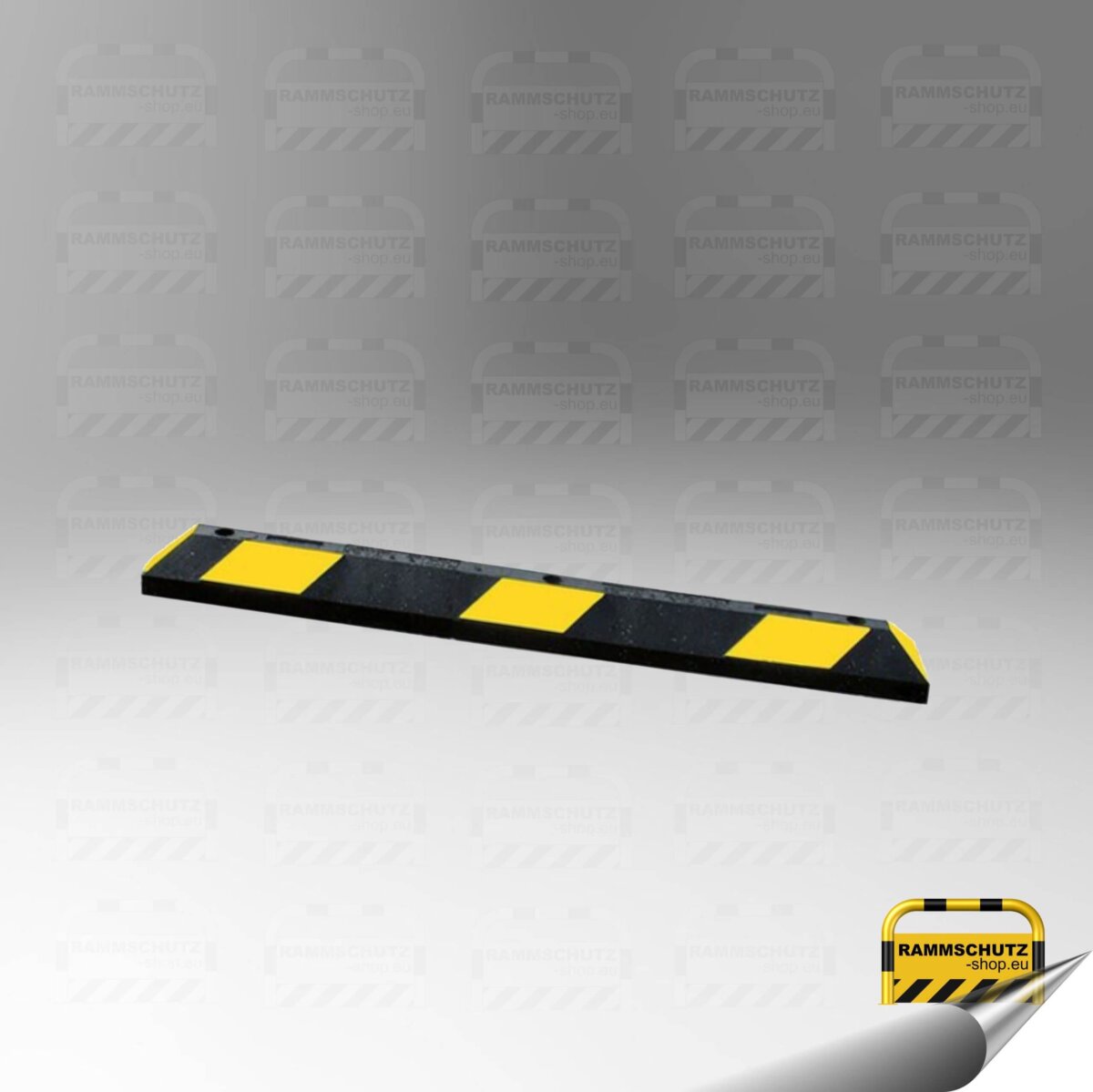 Rammschutz Radstopp Rollstopp Überfahrschutz Gummi 120 cm
