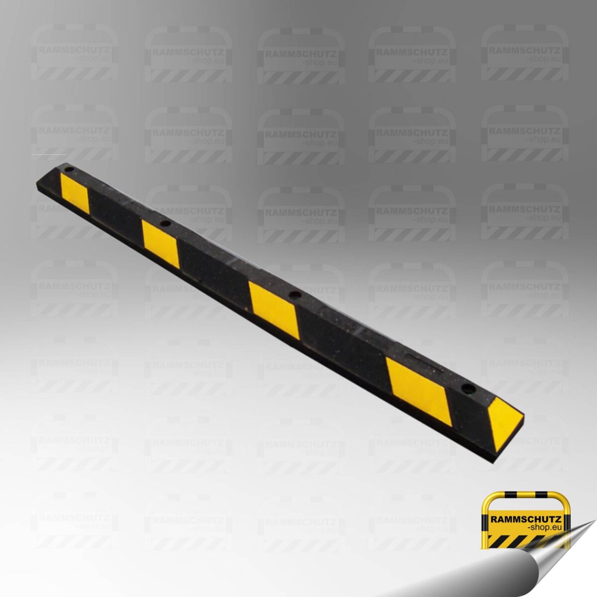Rammschutz Radstopp Rollstopp Überfahrschutz Gummi 180 cm