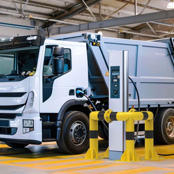 Rammschutz 85 kN Schwerlast-Säulenschutz (für Säulen bis 600 x 400 mm) "XXL" Rohr-Ø159 mm, Höhe 880 mm, zum Aufdübeln, gelb/schwarz – Bild 2