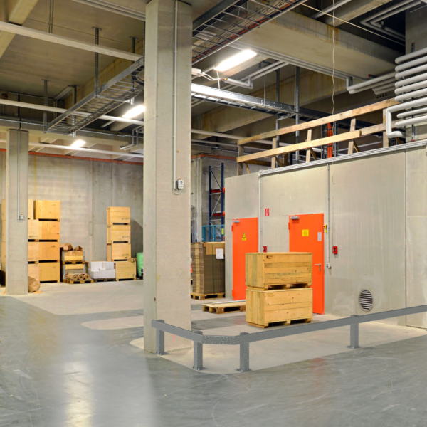 Rammschutz Schutzplanken-C-Profil-System, C-Eckplanke 90°, 500 x 500 mm, feuerverzinkt – Bild 3