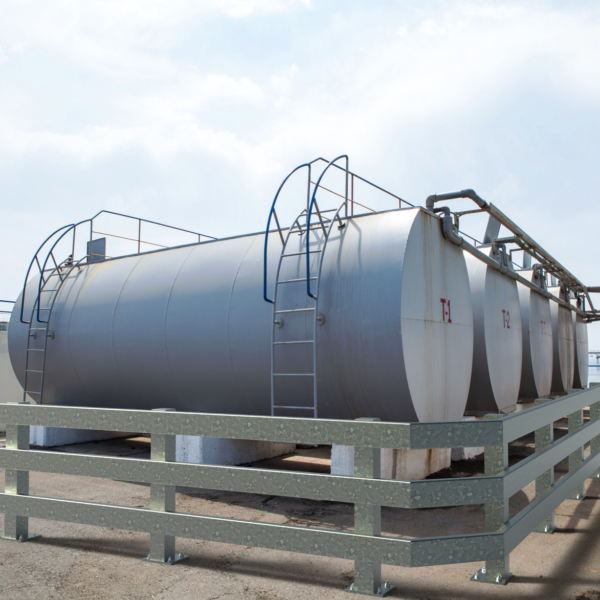 Rammschutz Schutzplanken-C-Profil-System, C-Eckplanke 90°, 500 x 500 mm, feuerverzinkt – Bild 2